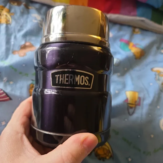 Mercari ad creative: Thermos Stainless King 16-ounce Vacuum Insulated Food Jar. - Home