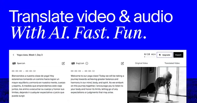 rask.ai ad creative: Leading AI video localization & dubbing tool