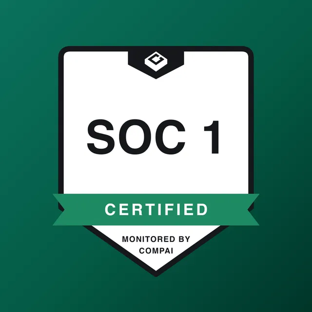 Comp AI ad creative: SOC 1 for Fintech SaaS