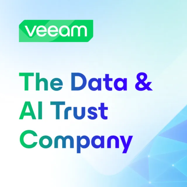 Veeam Software ad creative: Data Trust & Resilience Report 2026