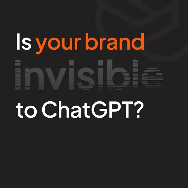 babylovegrowth.ai ad creative: Is your brand invisible to ChatGPT