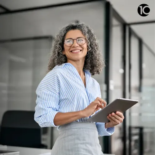 10Pearls ad creative: Custom Fintech Software Development