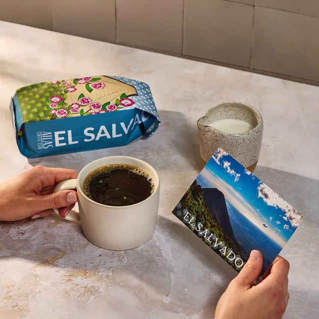 Atlas Coffee Club ad creative: Never Drink the Same Coffee Twice