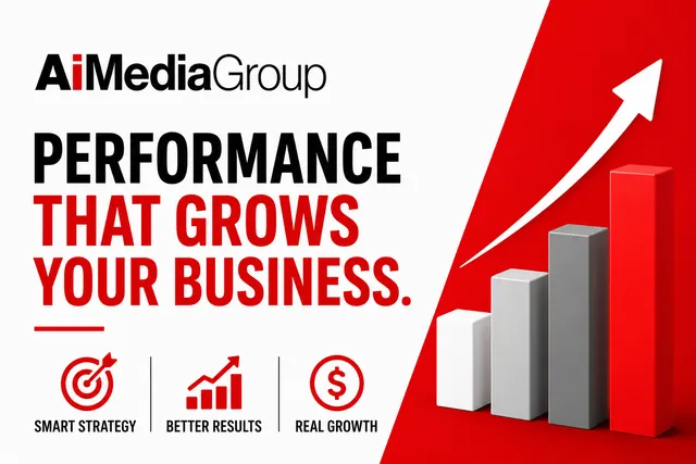 Ai Media Group ad creative: AIMG Are The Google, Meta & Programmatic Experts