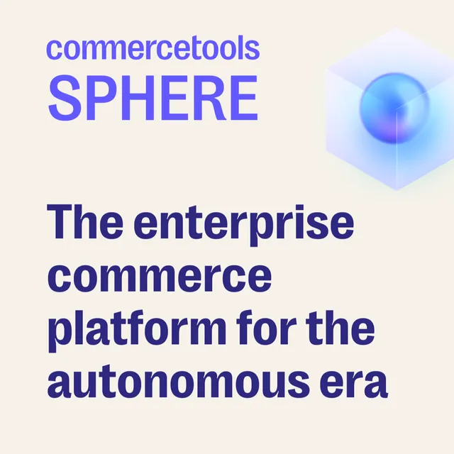 commercetools inc. ad creative: commercetools Sphere