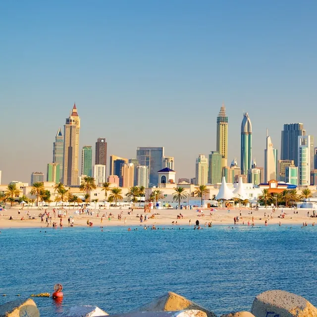 expedia.com ad creative: Dubai All-Inclusive + Airfare