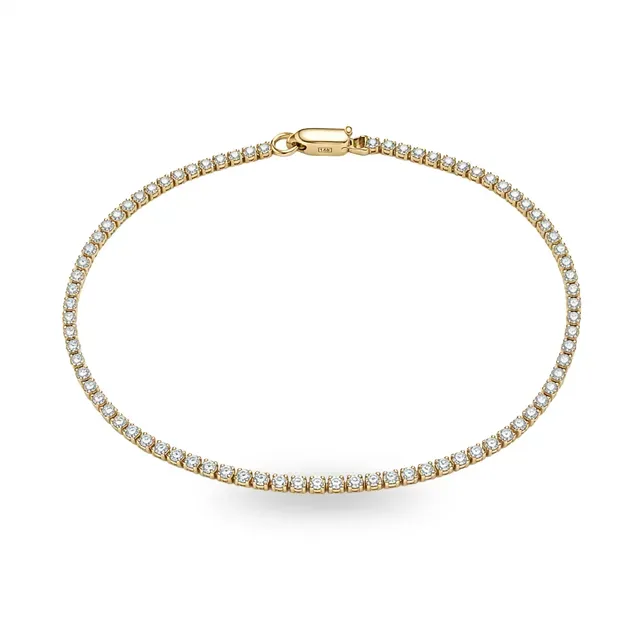 lychora.com ad creative: 14k Aer Tennis Bracelet