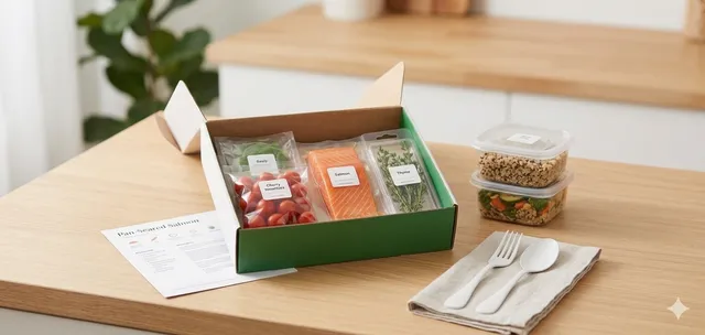 CompareGround ad creative: Top Meal Kit Delivery of 2026 - Compare Services