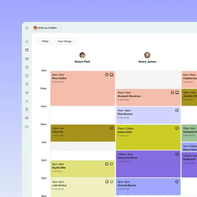 GlossGenius ad creative: EMR Software Built for Wellness Clinics