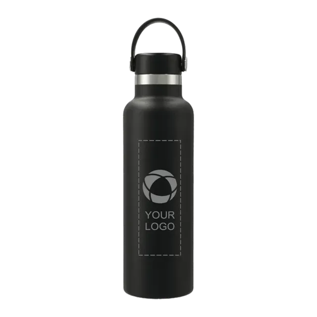 VistaPrint US ad creative: Hydro Flask® Stainless Steel Insulated Water Bottle – 21 oz.