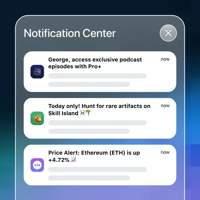 OneSignal Inc ad creative: The Push Platform Behind Top Apps