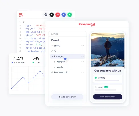 RevenueCat Inc ad creative: Build and grow your app business