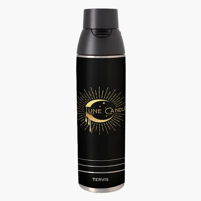 VistaPrint US ad creative: Tervis® Stainless Steel Venture Bottle – 26 oz.