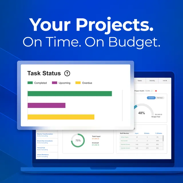BigTime Software ad creative: GL-Native Billing PSA