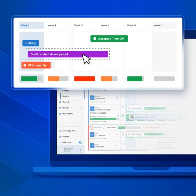 BigTime Software ad creative: IT Services Margin, Live