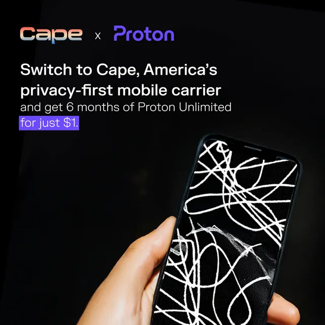 Cape ad creative: Complete Your Privacy Stack