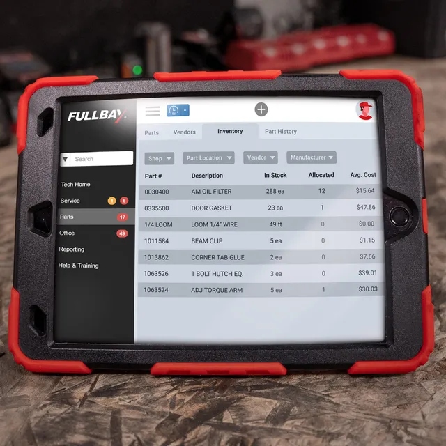Fullbay Inc. ad creative: Software Built for HD Repair Shops