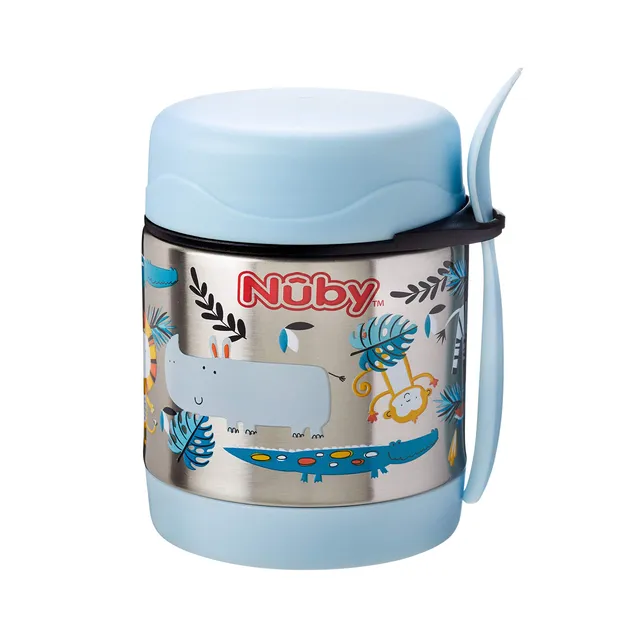 GoSupps.com LLC ad creative: Nuby Thermos Jar Insulated Food Flask Keeps Food Hot And Cold Unisex 12 Months Plus