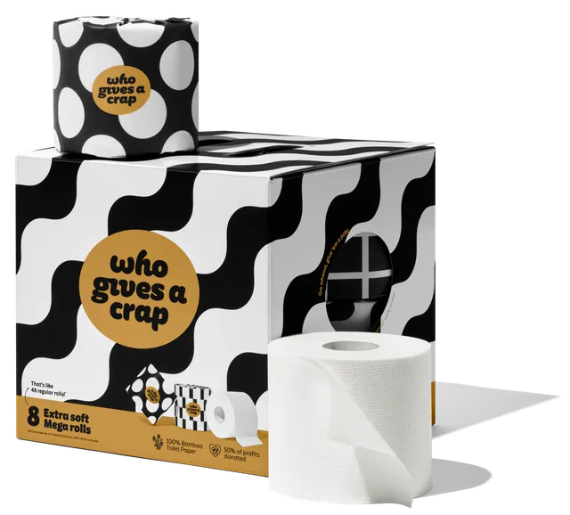 Faire Wholesale, Inc. ad creative: Premium 100% Bamboo Toilet Paper - 8 pack (4/case)