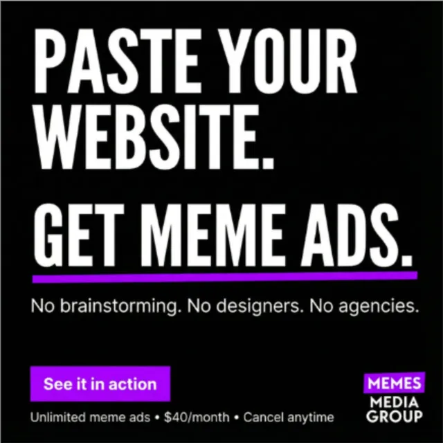 Red Blue Media Inc ad creative: Meme ads that actually convert