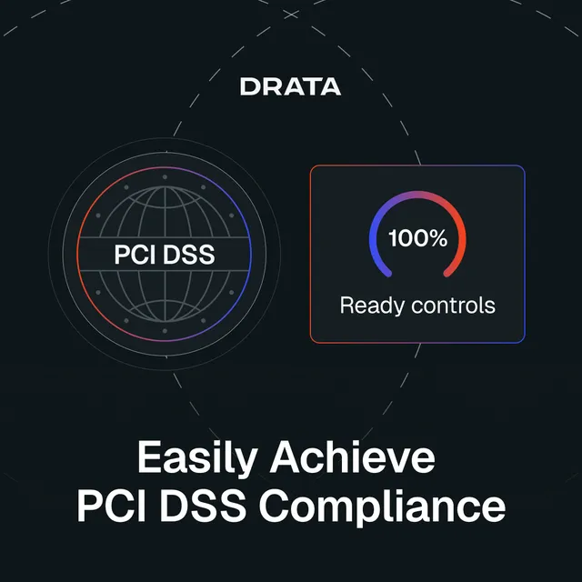 Drata Inc. ad creative: PCI DSS Compliance
