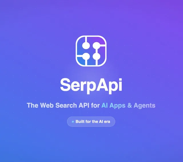 SerpApi, LLC ad creative: One API for 100+ search engines