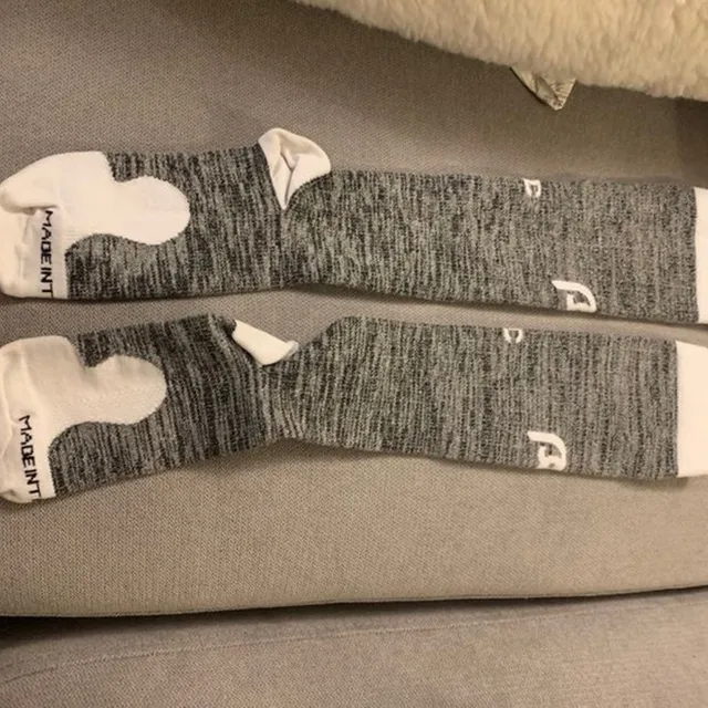 Mercari ad creative: Pro Compression Socks - Women | Color: Grey | Size: M