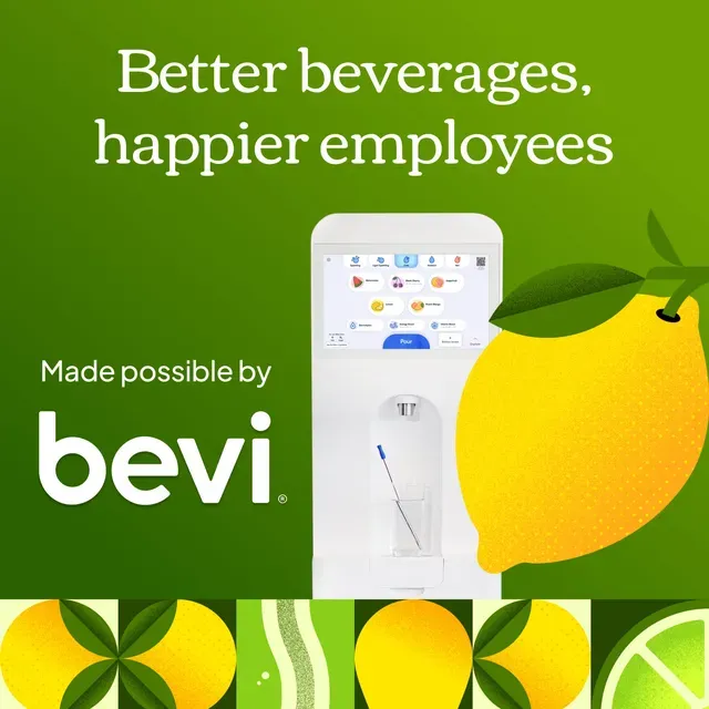 Hydration Labs LLC ad creative: Upgrade Office Hydration With Bevi Water Coolers