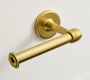 potterybarn.com ad creative: Sansome Toilet Paper Holder, Vintage Brass