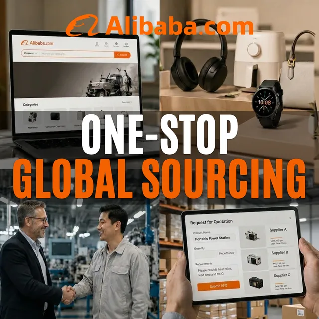 Alibaba.com ad creative: Source With Confidence