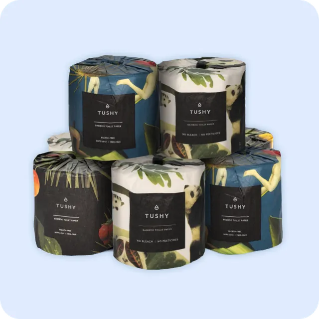 Faire Wholesale, Inc. ad creative: Premium Bamboo Toilet Paper 16 Pack