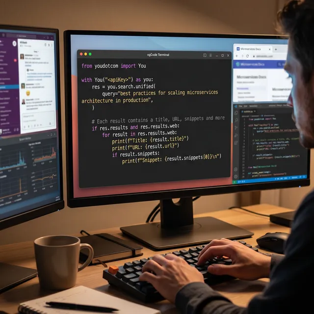 You.com ad creative: Search the Web in Seconds