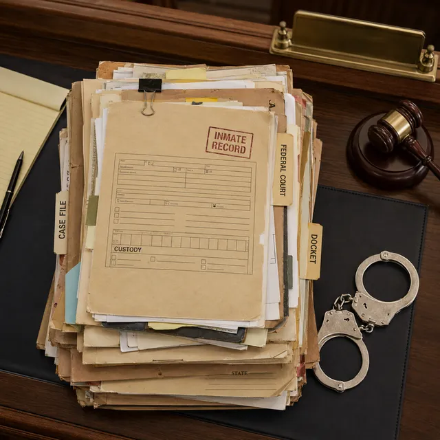PublicRecords.us ad creative: Inmate & Federal Court Records By Name & State