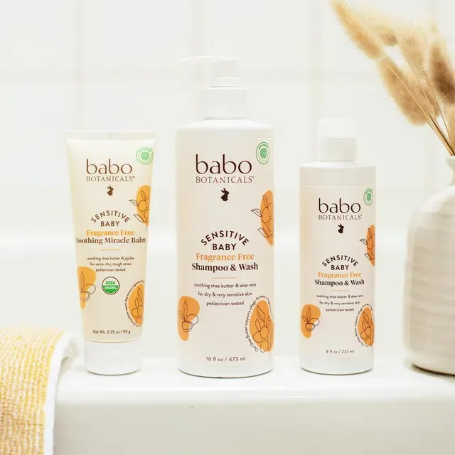 Babo Botanicals ad creative: Plant-Based Bath & Body Care for All Skin Types