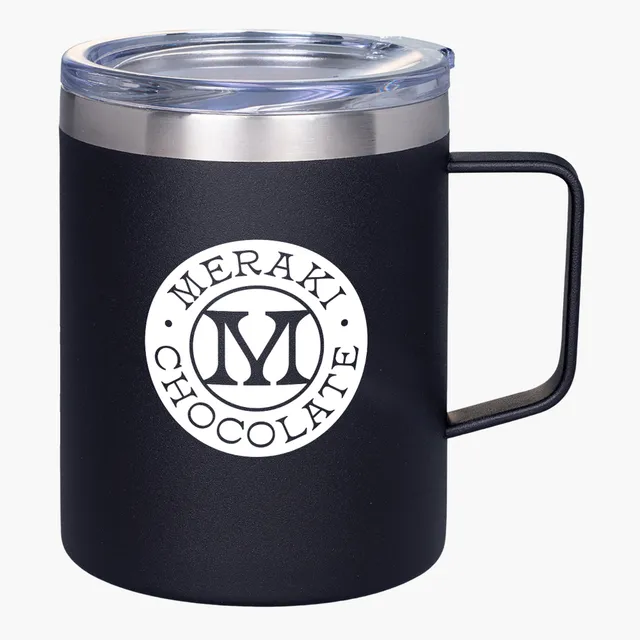VistaPrint US ad creative: Michigan Insulated Coffee Mug – 12 oz.