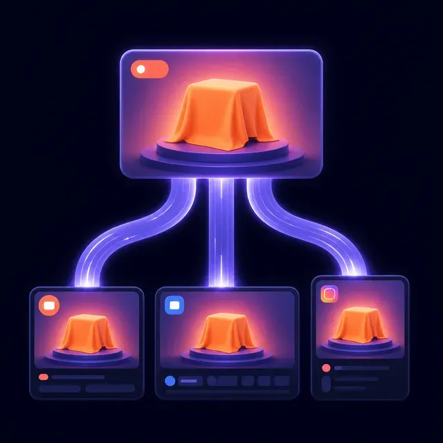 Restream ad creative: Launch Products Live