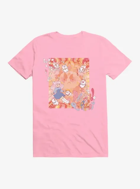 BoxLunch ad creative: Bee And Puppycat Watercolor Art Flowers T-Shirt