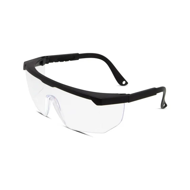 GlassesUSA.com ad creative: Eye Guard Anti-Fog Protective Glasses Black/Clear