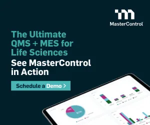 MasterControl ad creative: Finally, a QMS Built for Life Sciences