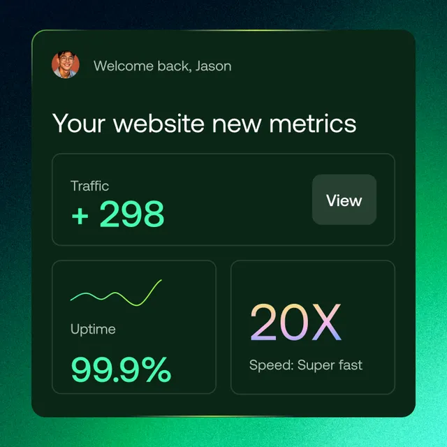 hosting.com ad creative: Slow sites lose customers. Fast ones don't.