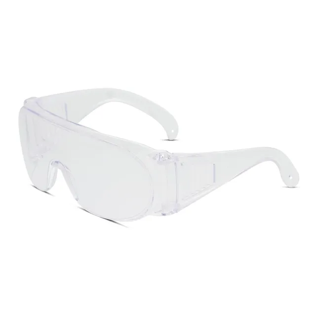 GlassesUSA.com ad creative: Harm Block Anti-Fog Protective Glasses Clear/Purple