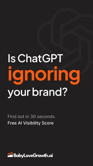 AI Visibility ad creative: Get visible in ChatGPT answers