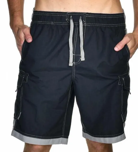 SCHEELS ad creative: Men's boards/U.S.APPAREL Islander Swim Trunks Large Black