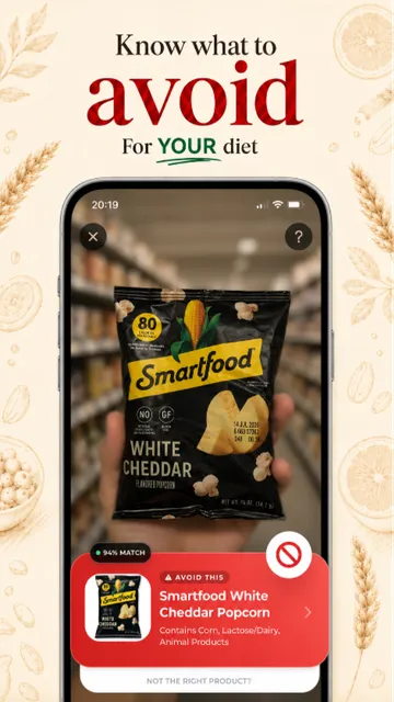 Upvote Technologies Inc. ad creative: Upvote - Food Scanner