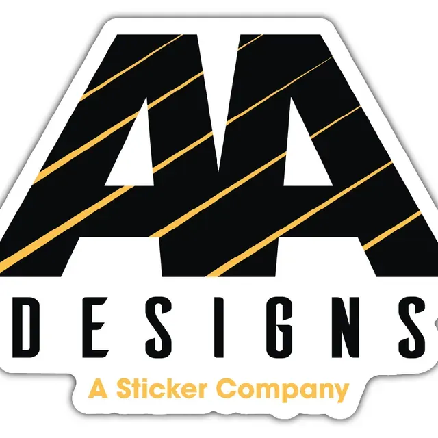 AADesigns LLC ad creative: Custom Die Cut Stickers