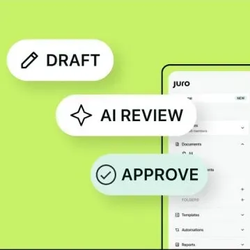 Juro Online Limited ad creative: AI Contract Review & Redlining
