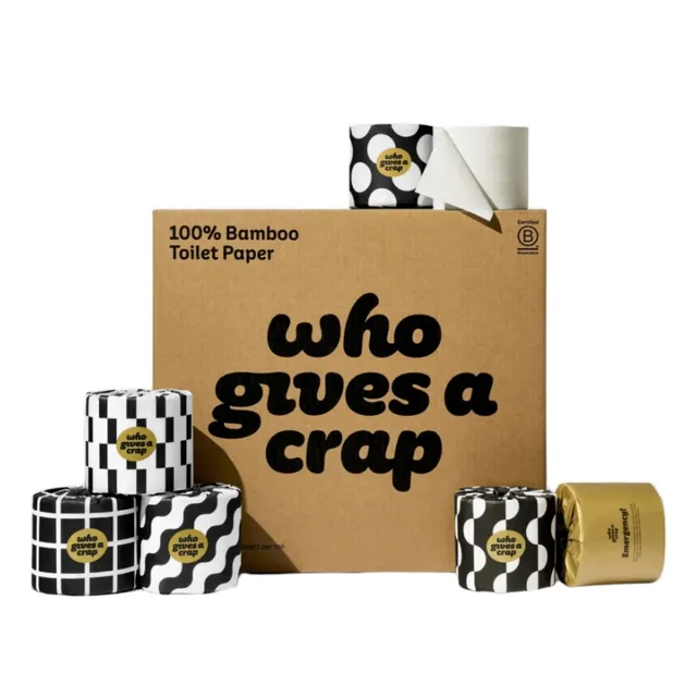 Green Paper Products, LLC ad creative: Bamboo Toilet Paper | Who Gives a Crap® (Pack of 24 Rolls)