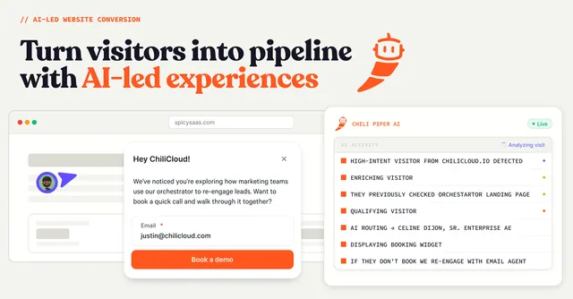 Chili Piper ad creative: Chili Piper | AI Website Conversion & Routing