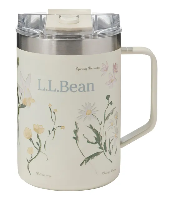 L.L.Bean ad creative: L.L.Bean Insulated Camp Mug, 16 oz. Print Jess Franks, Stainless Steel