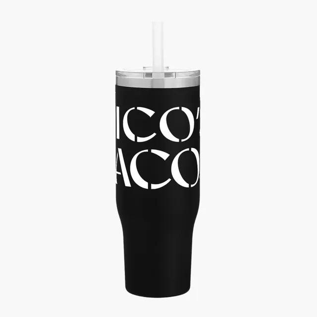 VistaPrint US ad creative: Hunter Stainless Steel Travel Mug – 30 oz.